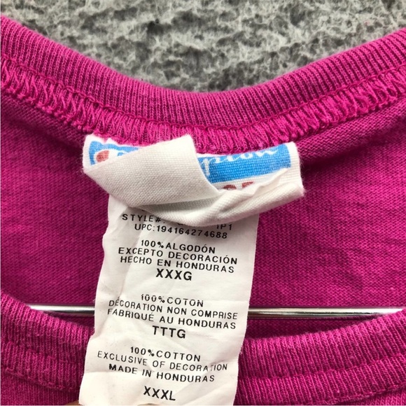 Champion T-Shirt Men's XXXL Short Sleeve Crew Neck Embroidered Logo Pink - Picture 5 of 8